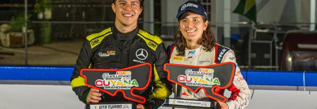Overall winners in Guyana last month, Juan Diego Hernandez and Tatiana Calderón will team up again at Bushy Park Barbados