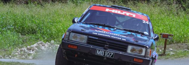 Reigning Champion Driver Edward Corbin has started his title defence strongly in his Daihatsu, courtesy of BRC/Image Vault