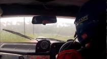 Paul Rees and Paul Briggs Rally Barbados 2013 Incar - SS14 Malvern Wet