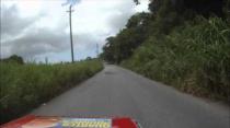 Neil Corbin Sol Rally Barbados 2011 Content to Mount Misery Roof Cam