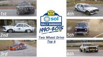 Sol Rally Barbados 2015 - Two Wheel Drive Top 6