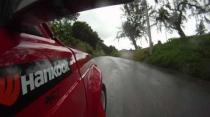 Neil Corbin Toyota Starlet KP61 MCBI Stewarts Hill Rally Stage - Practise Run