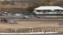 Roger Mayers crashes (CMRC Race 2)