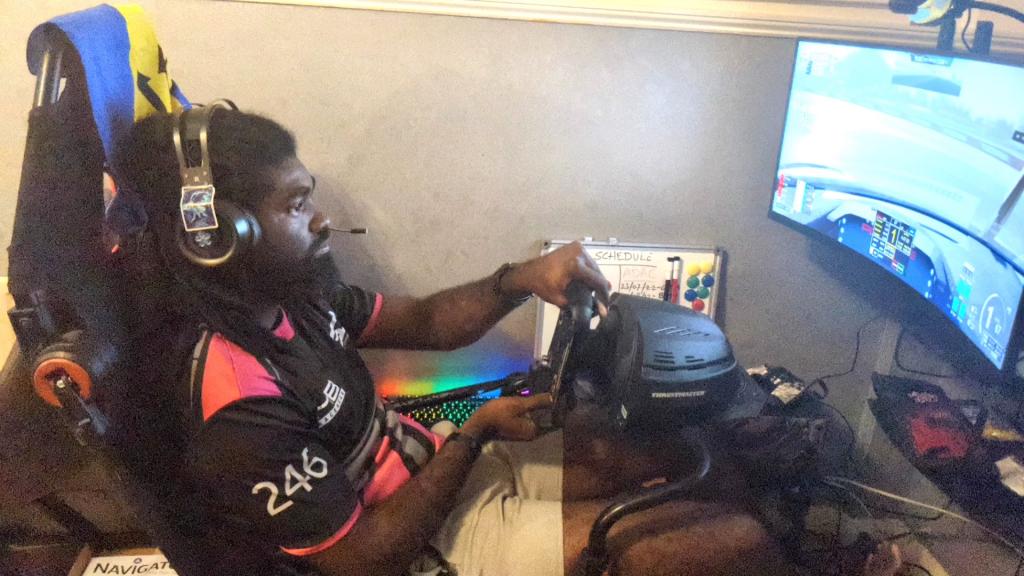 Leon Sealy will represent Barbados in Esports at the FIA Motorsport Games in France in October