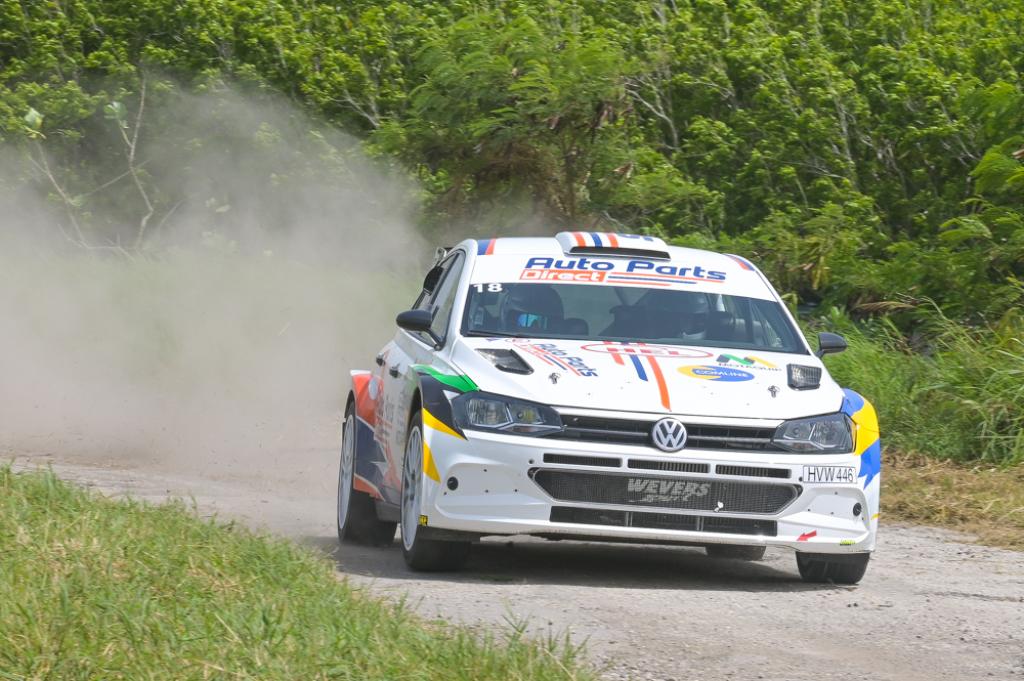 In only his secnd season as a rally driver, David Husbands continues to impress