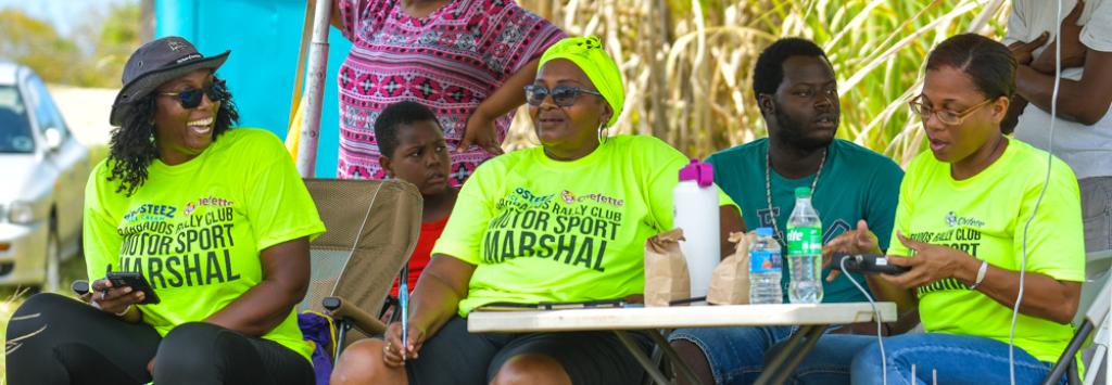Around one-third of all the marshals on BCIC Rally Barbados will be female