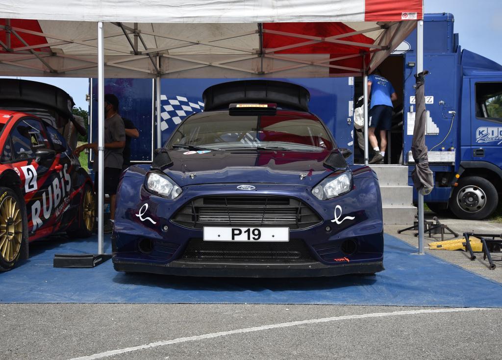 Rob Swann in his Ford Fiesta WRC taken at the Barbados Rally Club’s (BRC) Test Stages in August