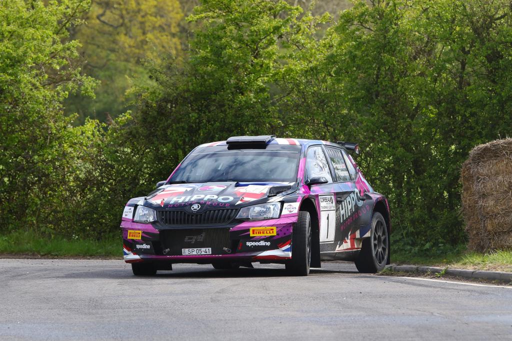 Tom Preston and Carl Williamson (Hippo Group Skoda) on their way to victory in Sunday’s Corbeau Seats Rally Tendring & Clacton in this image from M&H Photography